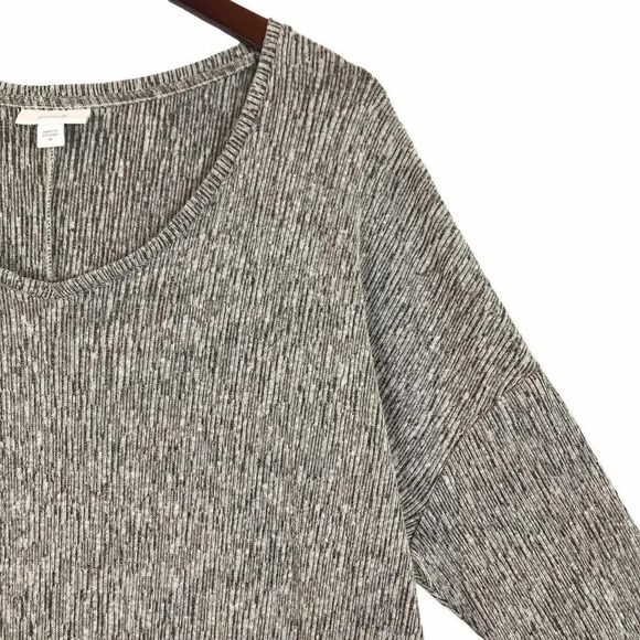 Pure Jill Knit LINEN COTTON Shift Dress Size Medium M Long Sleeve Lagenlook J - Picture 14 of 16